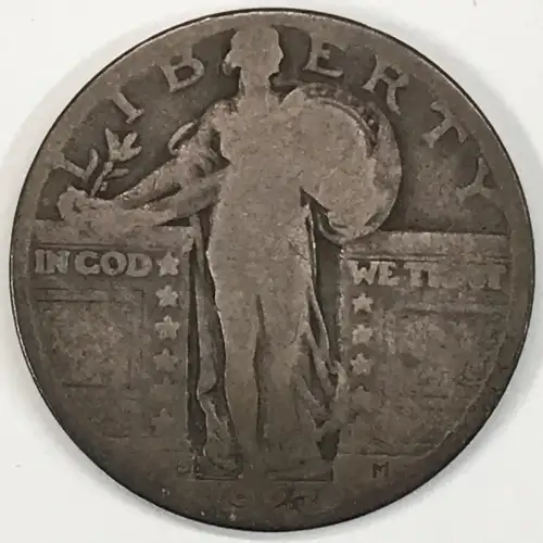 Standing Liberty Quarter Dollar