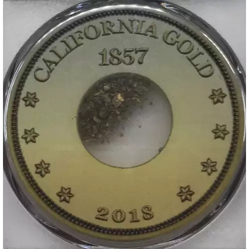 Territorial Gold -Western States Souvenir Gold--Alaska Pinch Series Octagonal $1 -Gold- 1 Dollar (3)