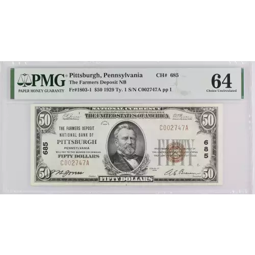 The Farmers Deposit NB Pittsburgh Pennsylva
