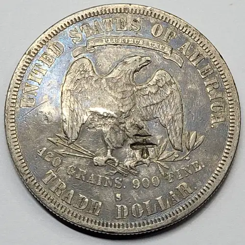 Trade Dollars---Trade Dollars 1873-1885 -Silver- 1 Dollar (2)