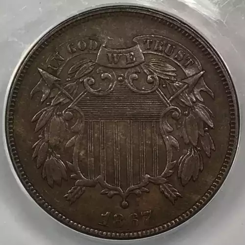 Two cent pieces-Two cent pieces 1864-73 -Copper (2)