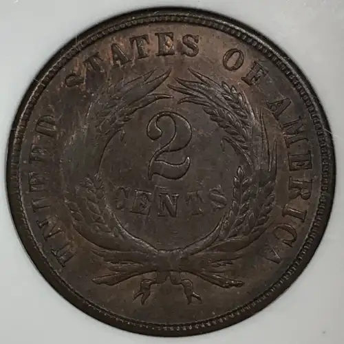Two cent pieces-Two cent pieces 1864-73 -Copper