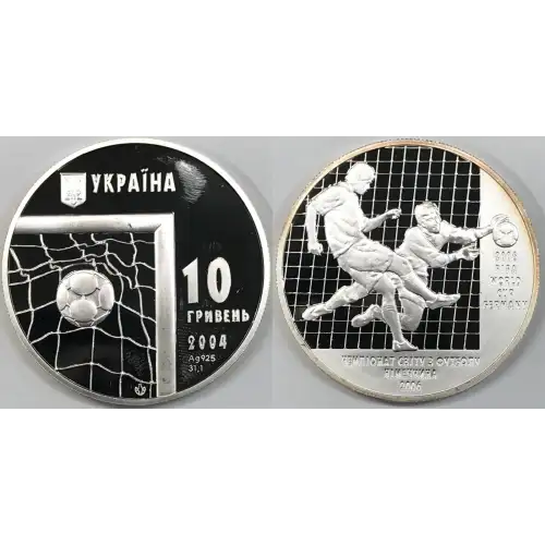 Ukraine Silver 10 HRYVEN