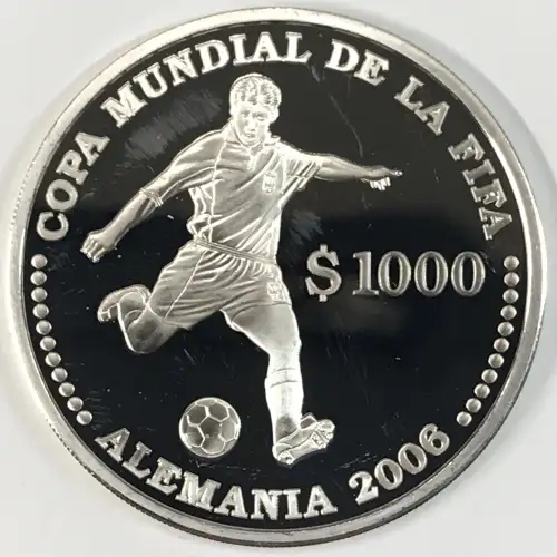 URUGUAY Silver 1000 PESOS URUGUAYOS