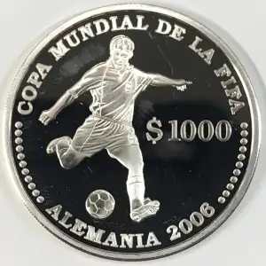 URUGUAY Silver 1000 PESOS URUGUAYOS