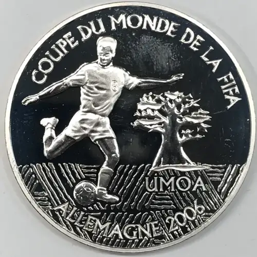 WEST AFRICAN STATES Silver 1000 FRANCS