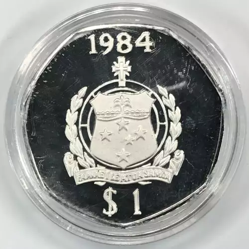 Western Samoa Piedfort Sterling Silver Proof Tala (3)